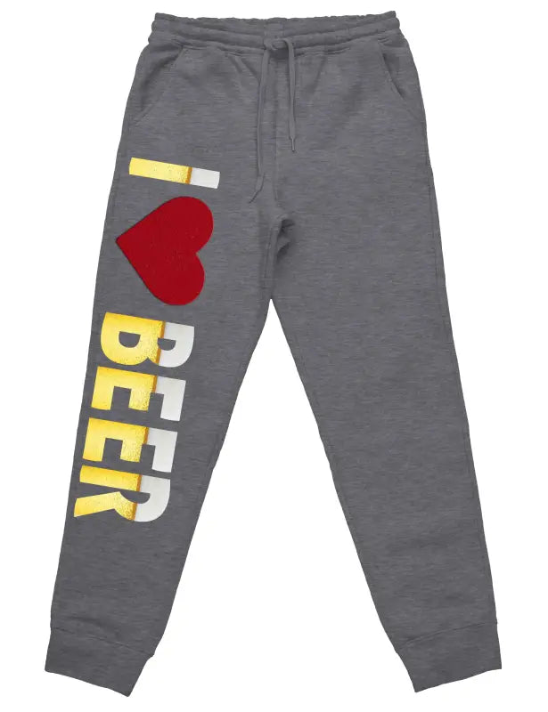 
                  
                    I Love Beer Jogginghose mit lustigem Spruch - Sports Grey / S
                  
                