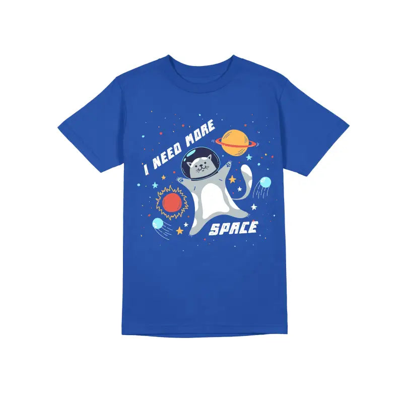 I need more Space Astronaut Herren Unisex T - Shirt - S / Royal
