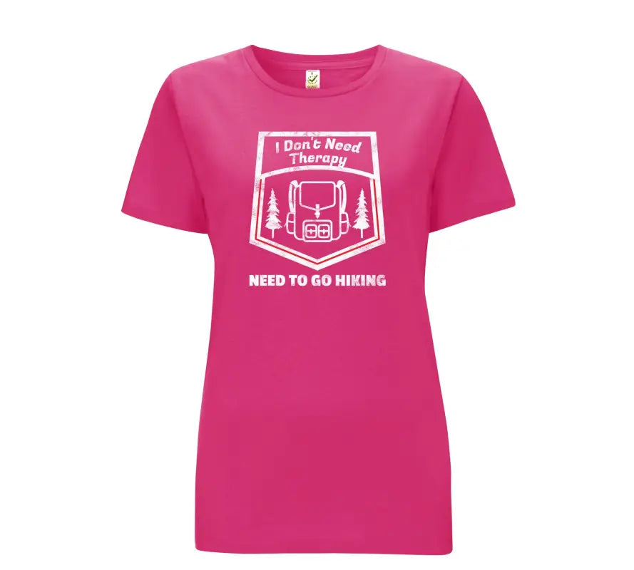 I need to go hiking Damen T - Shirt - S / Bright Pink