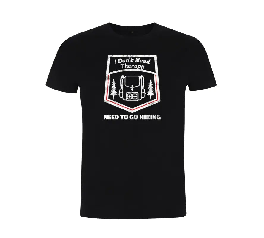 I need to go hiking Herren T - Shirt - S / Schwarz