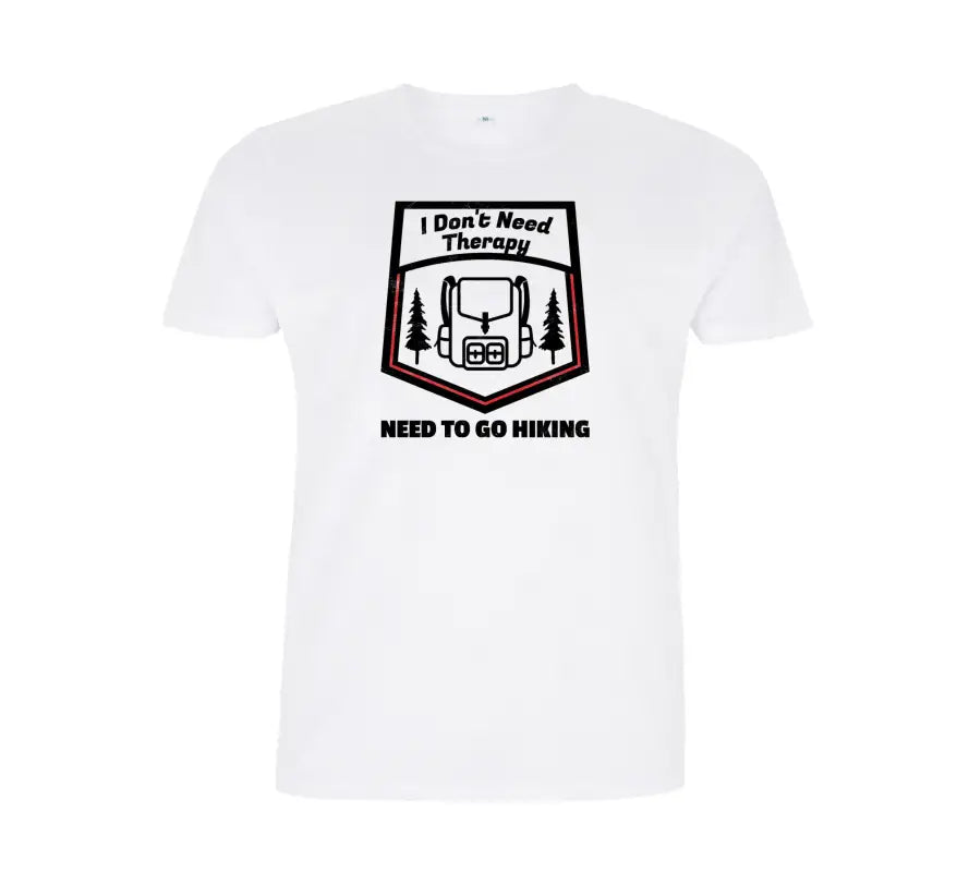 I need to go hiking Herren T - Shirt - S / Weiss