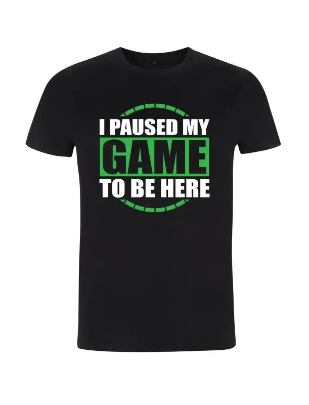i paused my game to be here Herren T-Shirt - tshirtladen - 