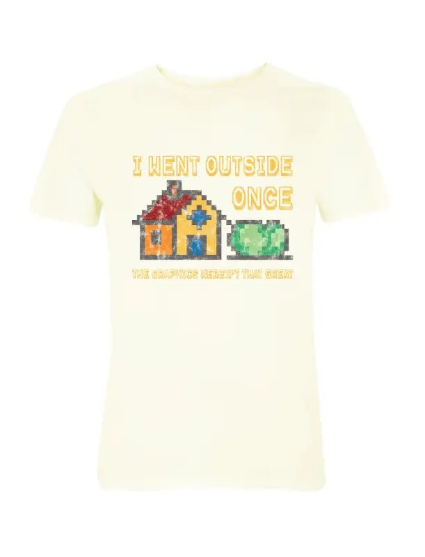 I Went Outside Once MC 2.0 Gamer Herren T-Shirt - tshirtladen - 