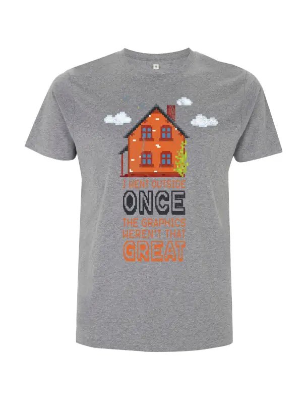 I Went Outside Once MC Gamer Herren T-Shirt - tshirtladen - 