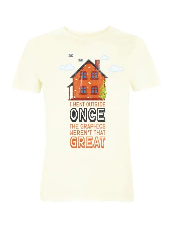 I Went Outside Once MC Gamer Herren T-Shirt - tshirtladen - 