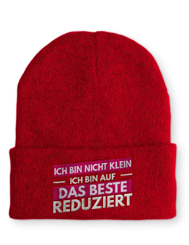 
                      
                        Ich bin nicht klein auf das Beste reduziert Beanie perfekt für die kalte Jahreszeit - Rot
                      
                    