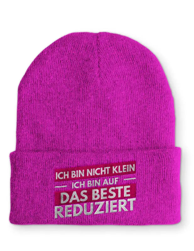 
                      
                        Ich bin nicht klein auf das Beste reduziert Beanie perfekt für die kalte Jahreszeit - Pink
                      
                    