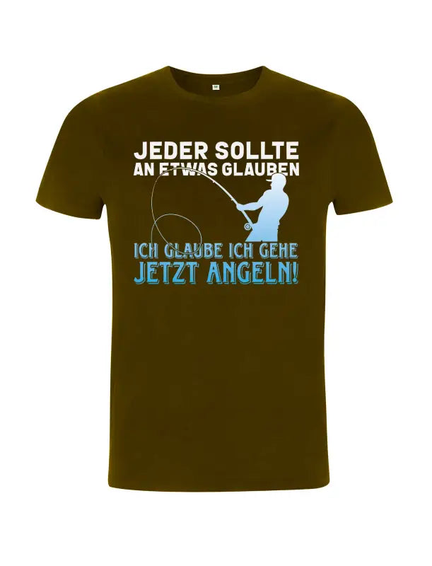 
                  
                    Ich glaube gehe jetzt angeln Herren T - Shirt - S / Khaki
                  
                