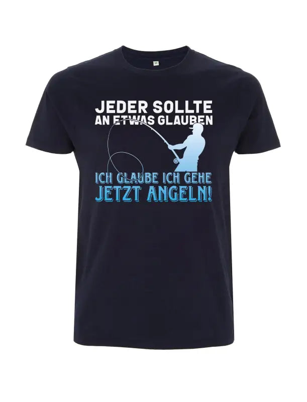 Ich glaube gehe jetzt angeln Herren T - Shirt - S / Navy