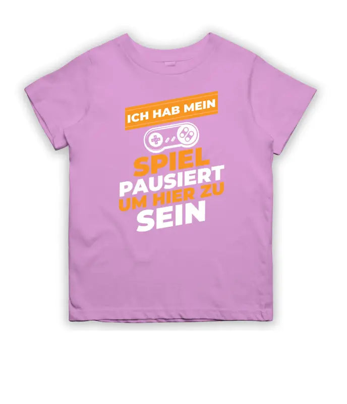 
                      
                        Ich hab mein Spiel pausiert um hier zu sein T - Shirt Kinder - 104 - 110 / Light Pink
                      
                    