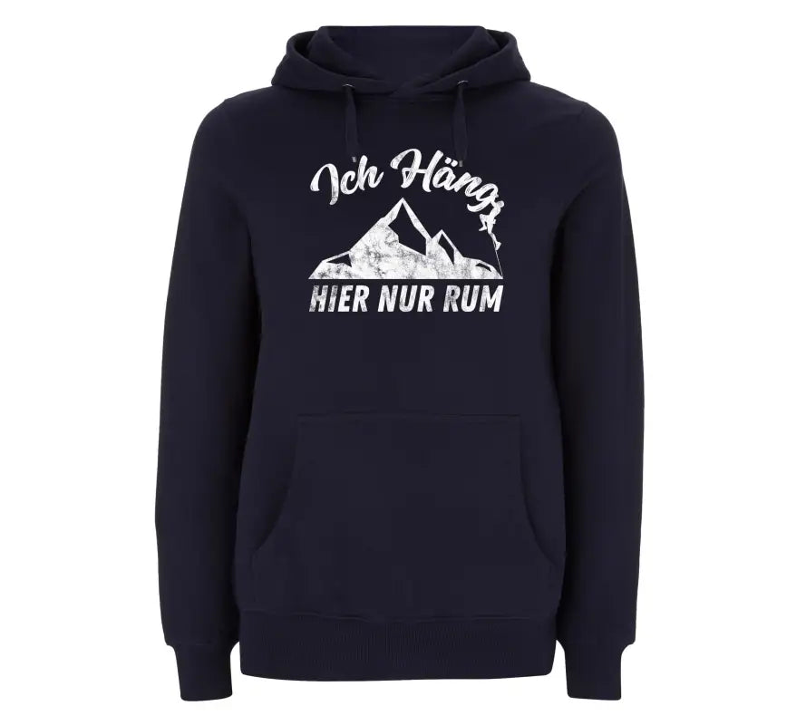 
                      
                        Ich häng hier nur rum Hoodie Unisex - XS / Navy
                      
                    