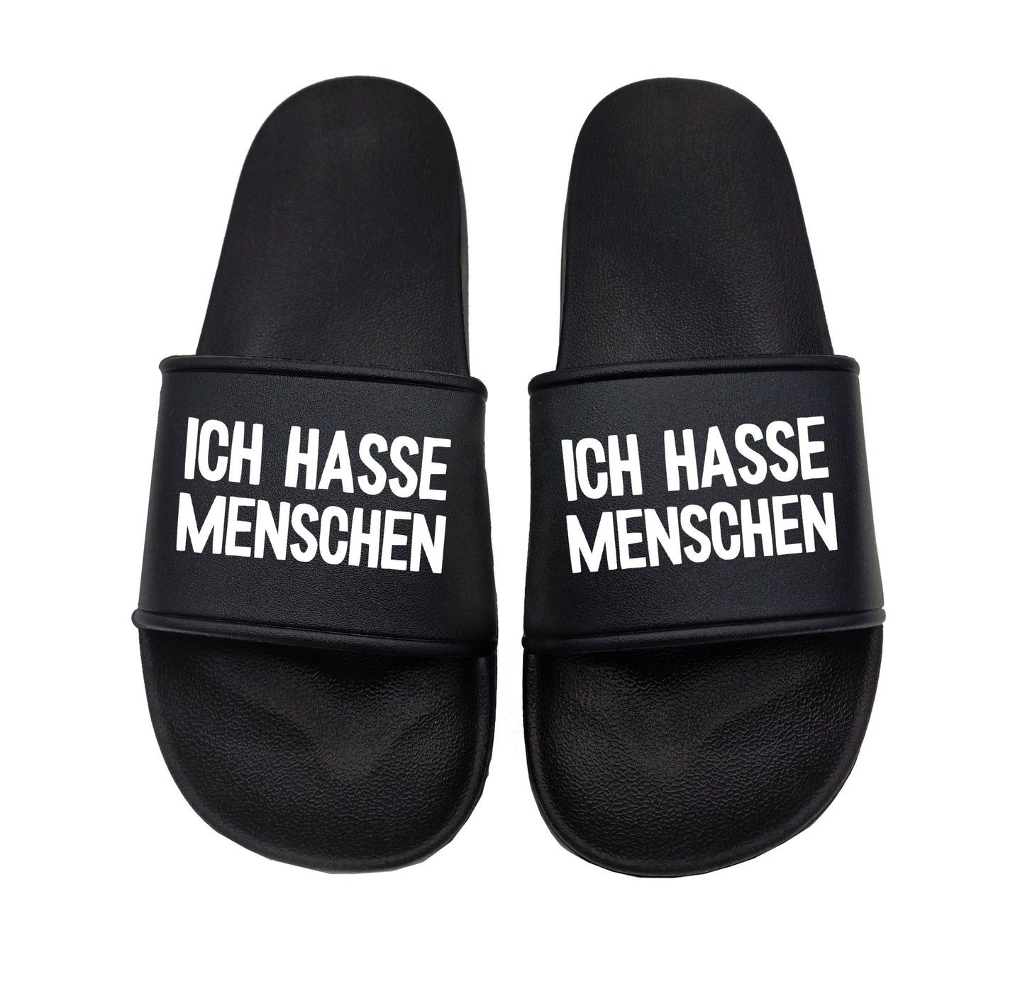 Ich hasse Menschen Badelatschen perfekt für Urlaub und Strand - tshirtladen - Badelatschen