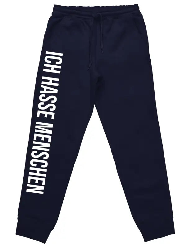 
                  
                    Ich hasse Menschen Jogginghose mit lustigem Spruch - Navy / S
                  
                