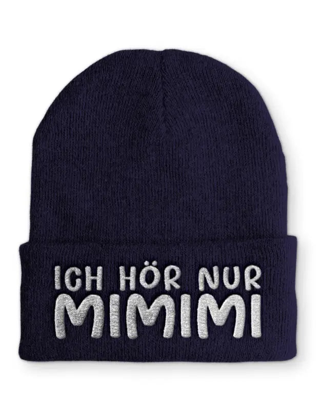 
                      
                        Ich hör nur MIMIMI Beanie Wintermütze Mütze mit Spruch
                      
                    