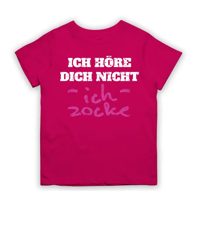 
                      
                        Ich höre dich nicht zocke T - Shirt Kinder - 104 - 110 / Pink
                      
                    