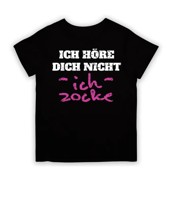 
                      
                        Ich höre dich nicht zocke T - Shirt Kinder - 104 - 110 / Schwarz
                      
                    