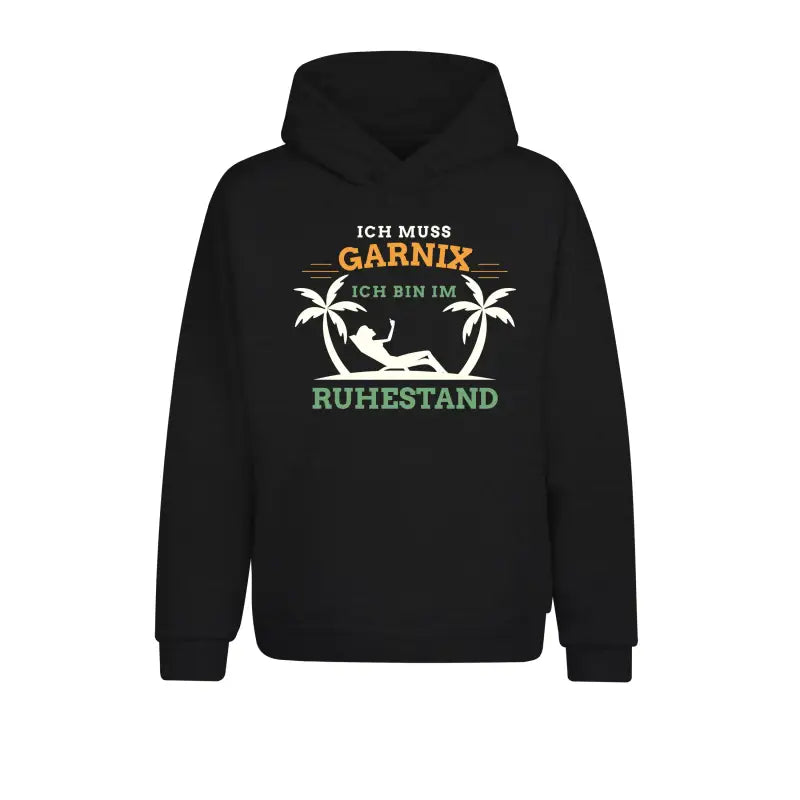 
                      
                        Ich muss garnix bin im Ruhestand Hoodie Unisex - XS / Charcoal Heather
                      
                    