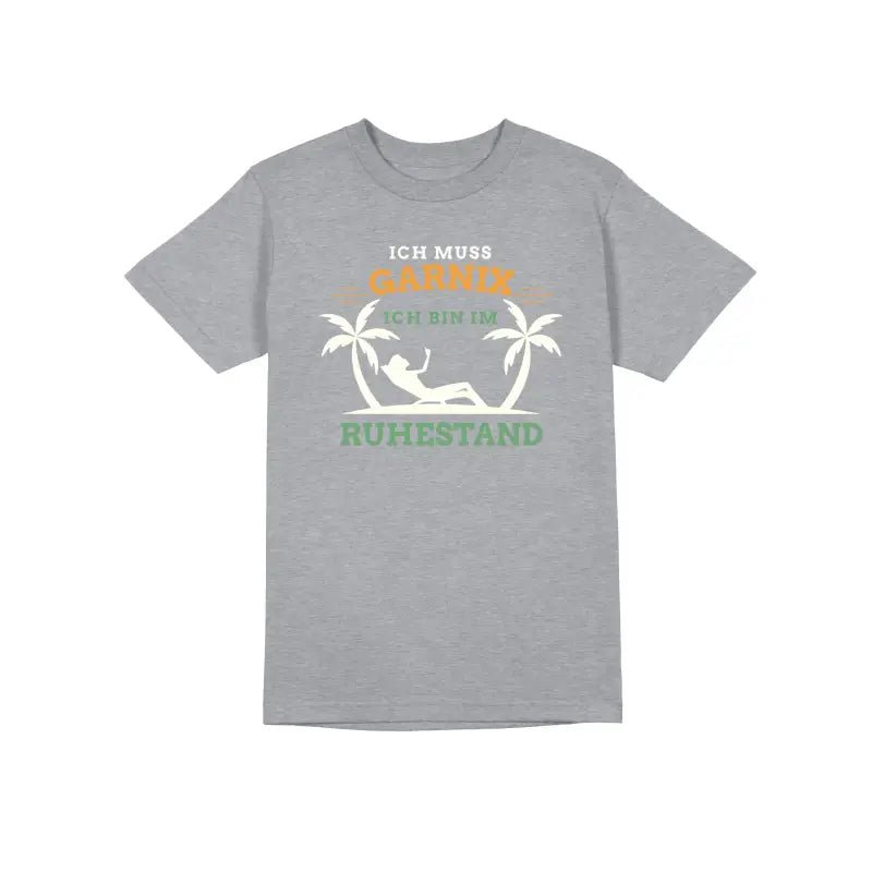 Ich muss garnix ich bin im Ruhestand Herren T-Shirt - tshirtladen - T-Shirt
