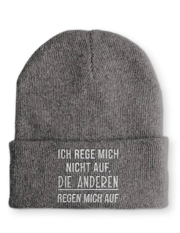 
                      
                        Ich Reg Mich Nicht Auf Die Anderen Regen Statement Mütze mit Spruch - Grey
                      
                    