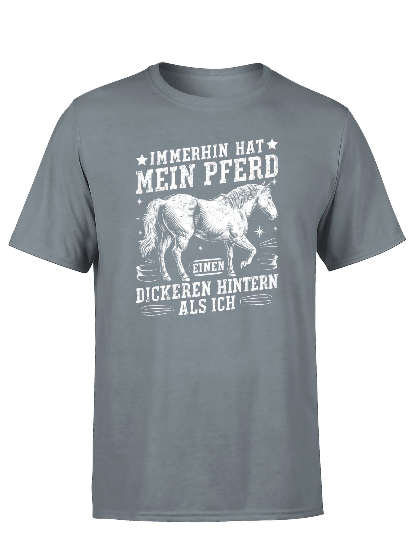 Immerhin hat mein Pferd einen dickeren Hintern als ich Statement Herren T-Shirt - tshirtladen - T-Shirt