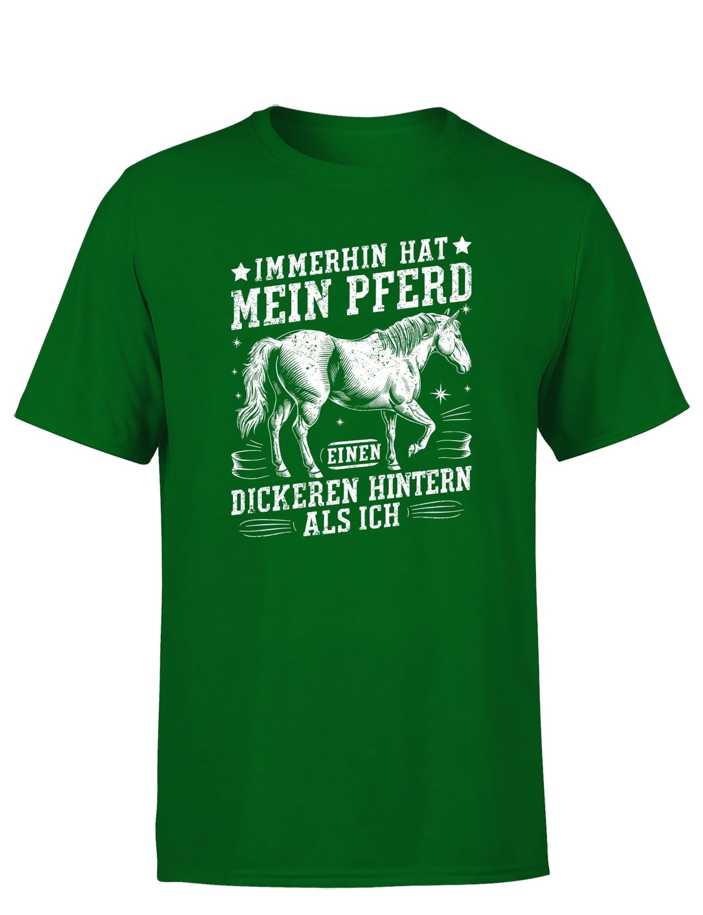 Immerhin hat mein Pferd einen dickeren Hintern als ich Statement Herren T-Shirt - tshirtladen - T-Shirt