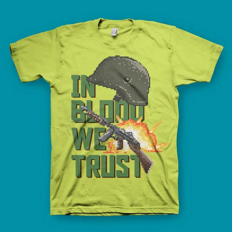 In Blood we trust Herren T-Shirt Unisex - tshirtladen - 