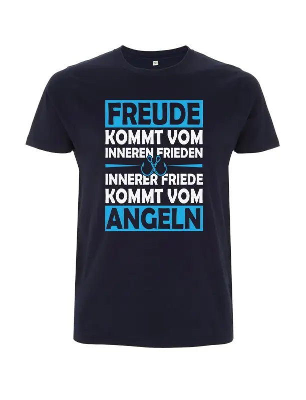 Innerer Friede kommt vom Angeln Herren T-Shirt - tshirtladen - 