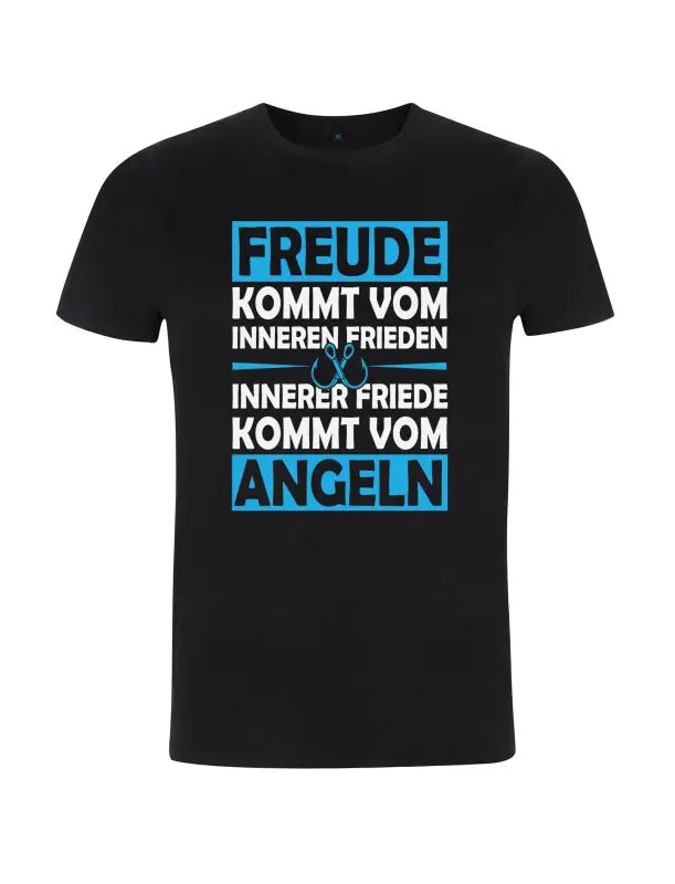 Innerer Friede kommt vom Angeln Herren T-Shirt - tshirtladen - 