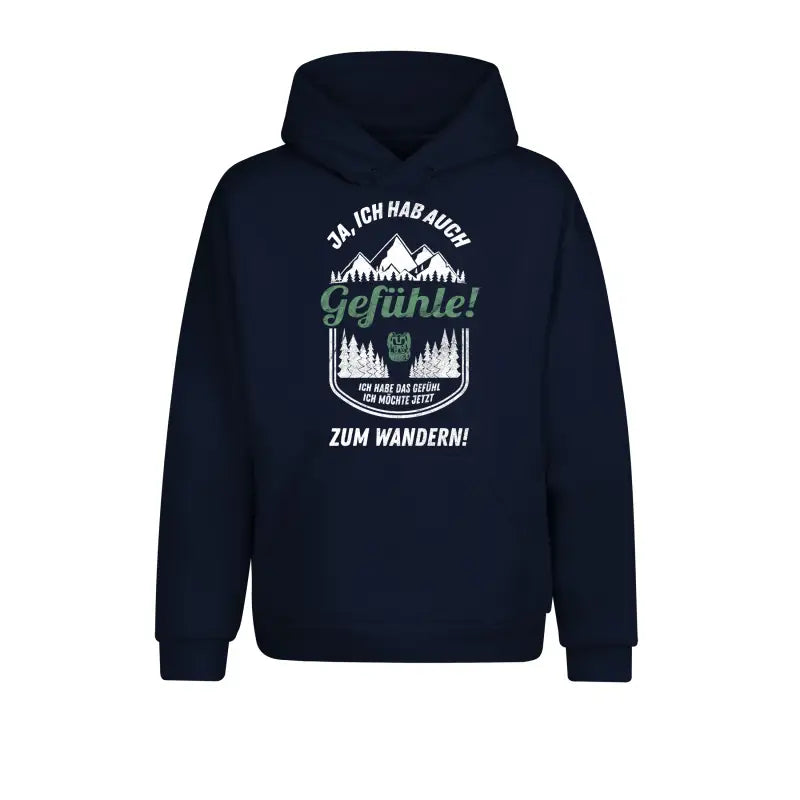 
                      
                        Ja ich hab auch Gefühle... habe das Gefühl möchte jetzt zum Wandern & Outdoor Hoodie Unisex - XS / Navy
                      
                    