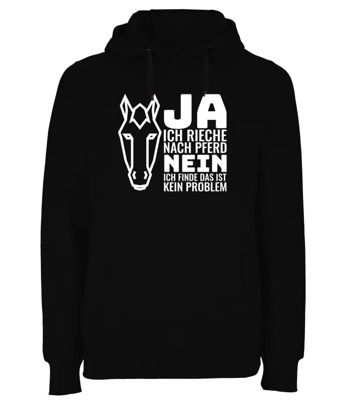 
                      
                        Ja ich rieche nach Pferd 2.0 Hoodie Unisex - XS / Schwarz
                      
                    