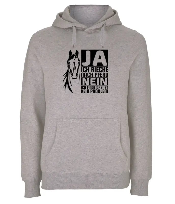 
                      
                        Ja ich rieche nach Pferd NEIN finde das ist kein Problem Hoodie Unisex - XS / Grau
                      
                    