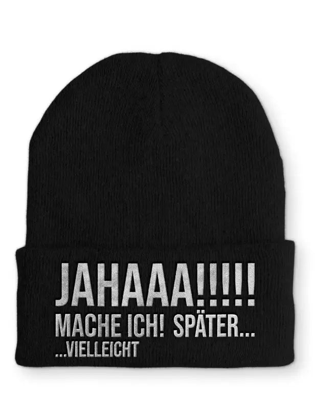 
                      
                        JAHAAA! Mache ich! Später.. Vielleicht Beanie perfekt für die kalte Jahreszeit - Black
                      
                    