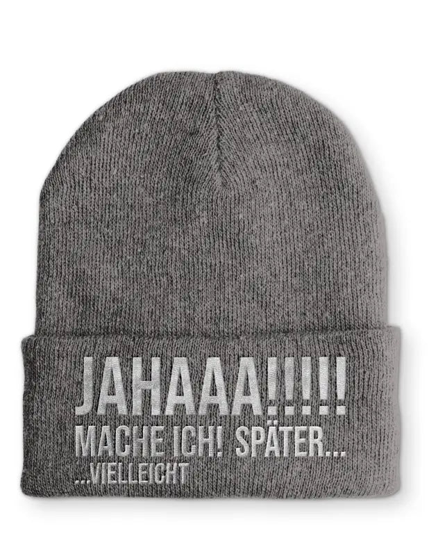 
                      
                        JAHAAA! Mache ich! Später.. Vielleicht Beanie perfekt für die kalte Jahreszeit - Grey
                      
                    