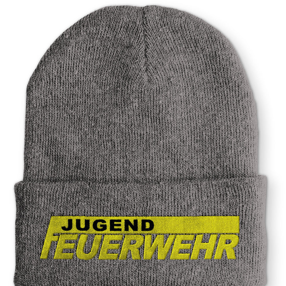 
                  
                    Jugendfeuerwehr Keller Beanie Mütze mit Spruch - Grey - Mütze
                  
                