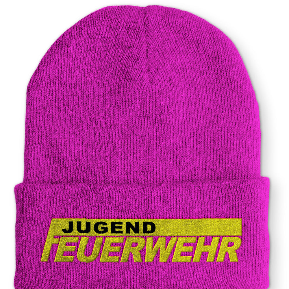 
                  
                    Jugendfeuerwehr Keller Beanie Mütze mit Spruch - Pink - Mütze
                  
                