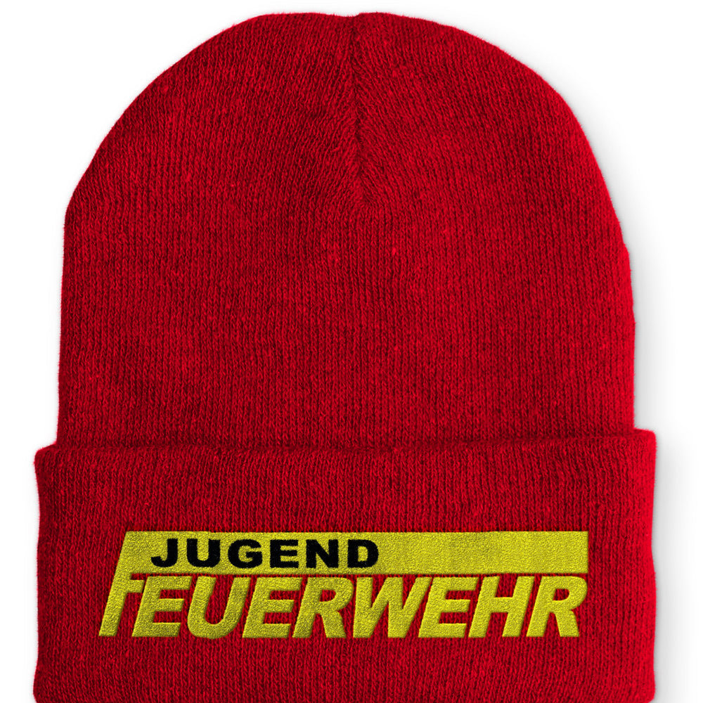 
                  
                    Jugendfeuerwehr Keller Beanie Mütze mit Spruch - Rot - Mütze
                  
                