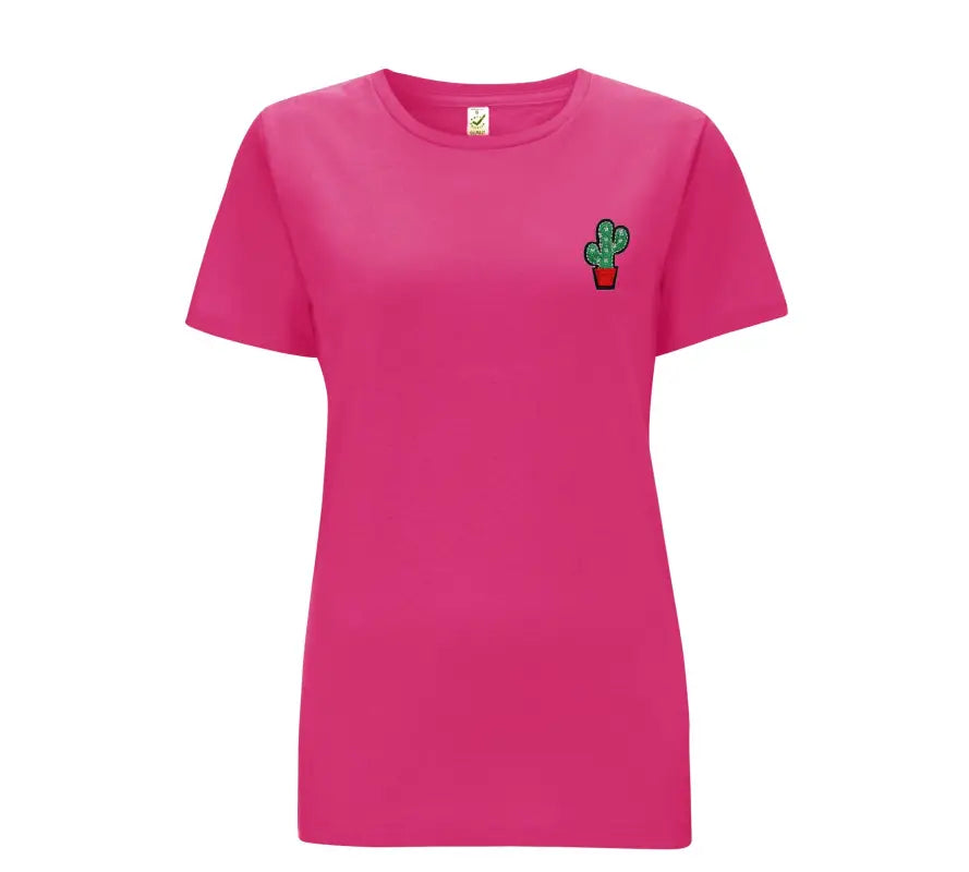 Kaktus Damen T - Shirt - S / Bright Pink