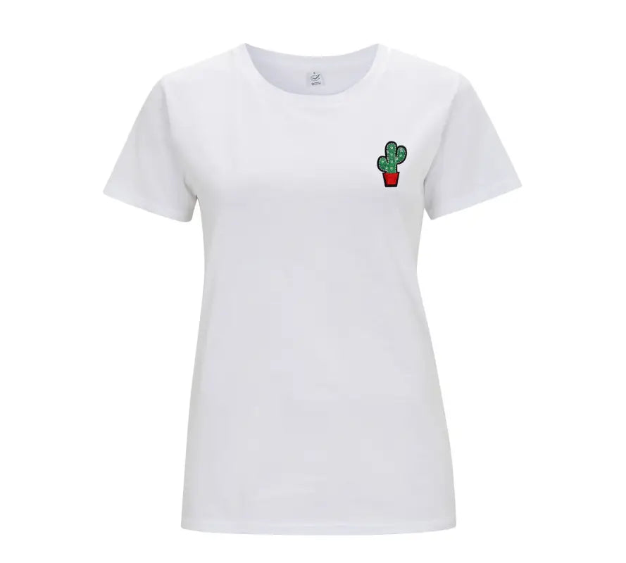 Kaktus Damen T - Shirt - S / Weiss