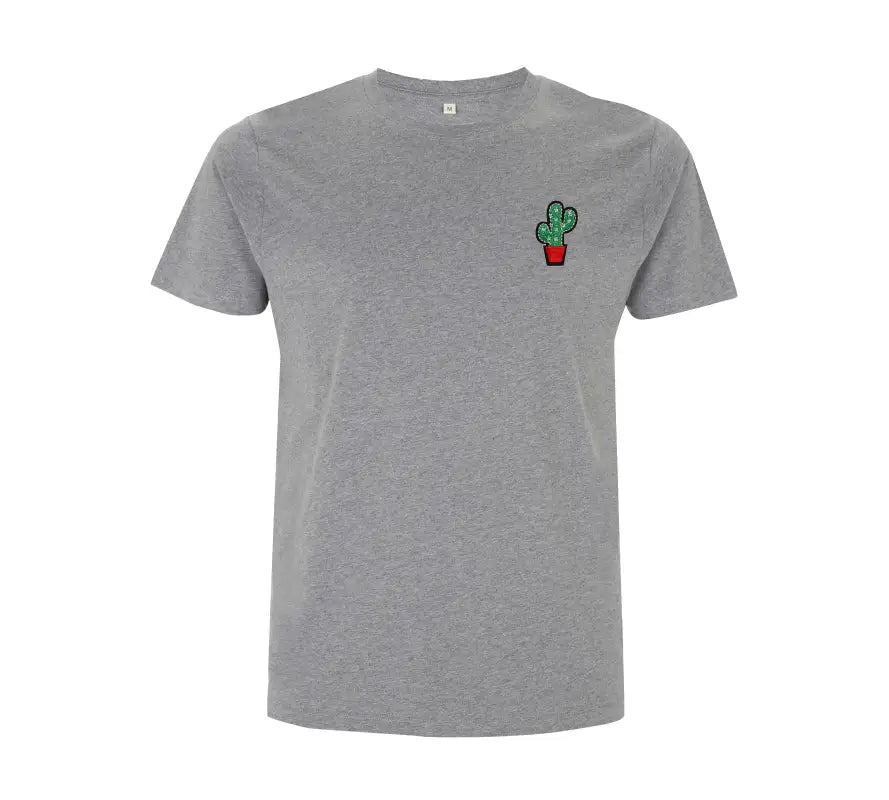 Kaktus Unisex Herren T - Shirt - Sports Grey / S