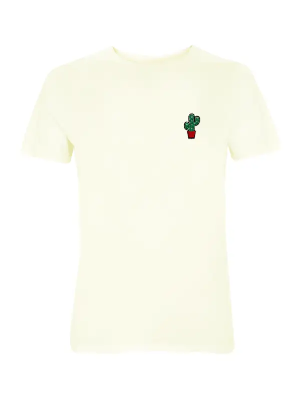 Kaktus Unisex Herren T - Shirt - White / S
