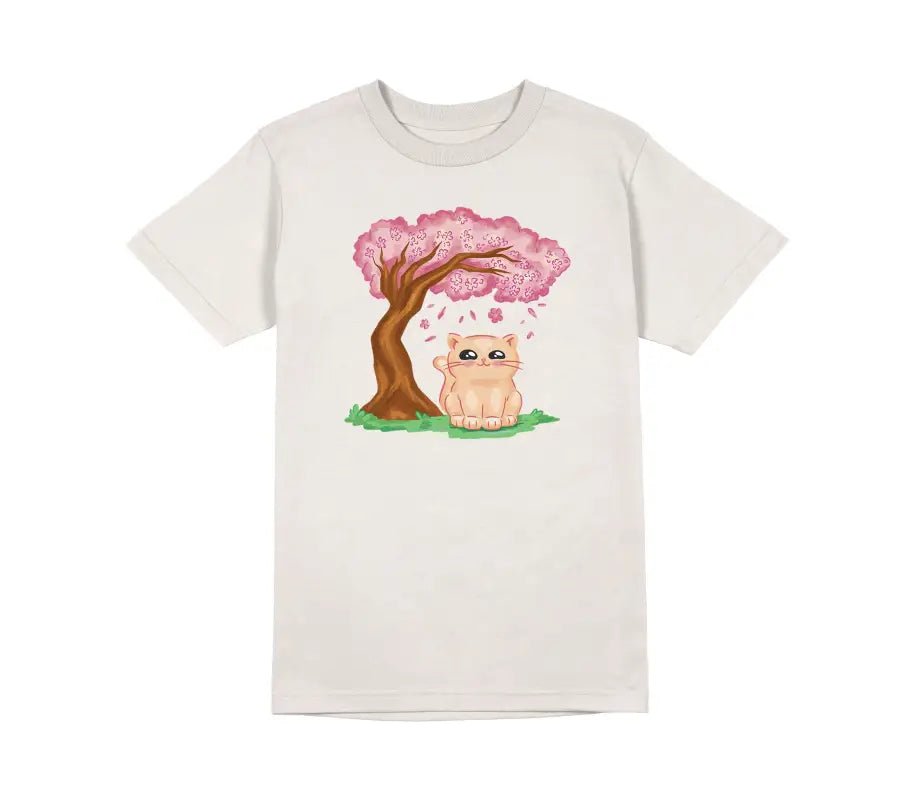 Kirschbaum Katze Unisex T-Shirt - tshirtladen - 