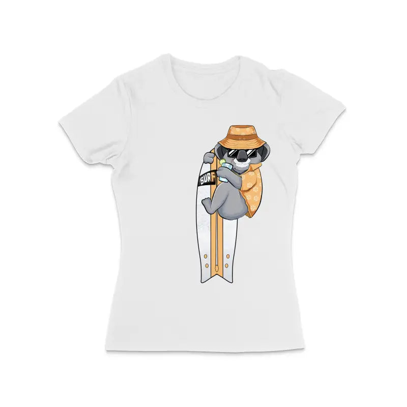 Koala Surf Damen T - Shirt - S / Weiss