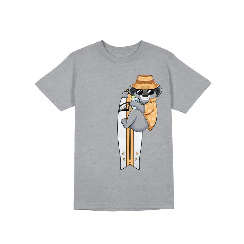 Koala Surf Herren Unisex T - Shirt - S / Grau