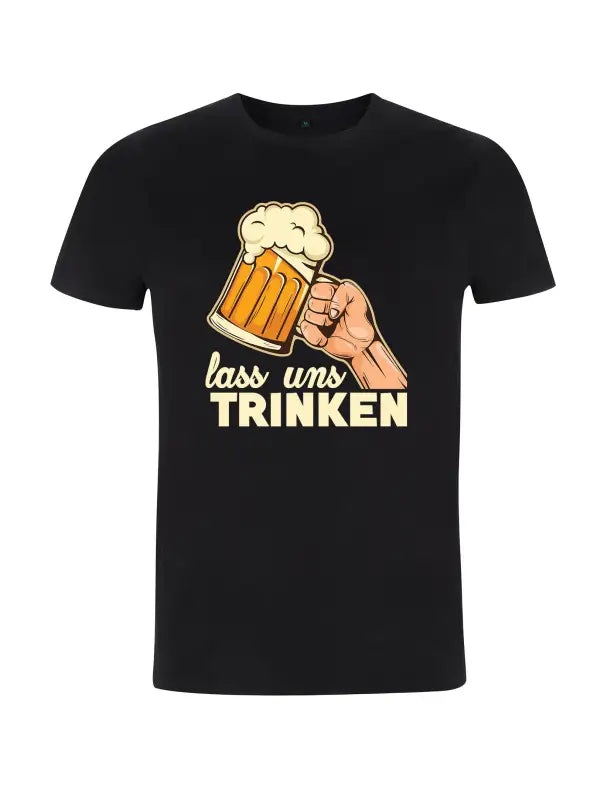Krug lass uns trinken Herren T - Shirt - S / Schwarz