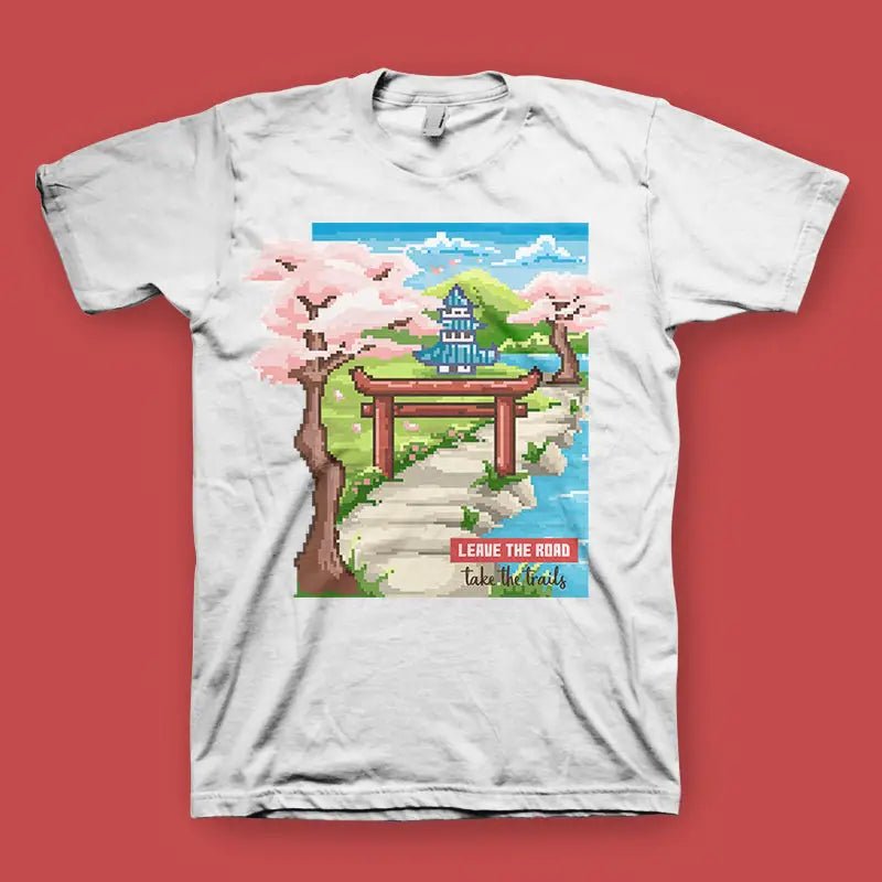 Leave The Roads Take The Trails Herren T-Shirt Unisex - tshirtladen - 