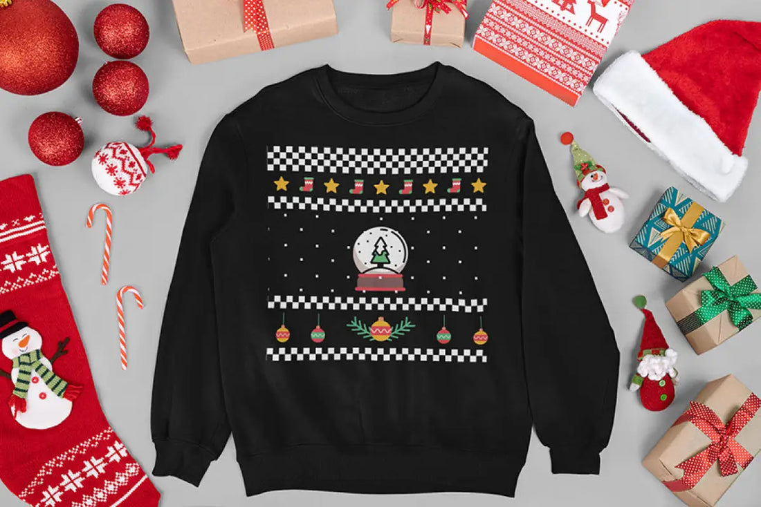 little tree Ugly Christmassweater - XS