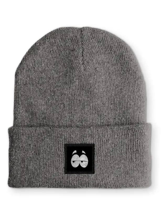 
                      
                        Lustige Comic Eye Augen Statement Beanie Mütze mit Spruch - Grey
                      
                    