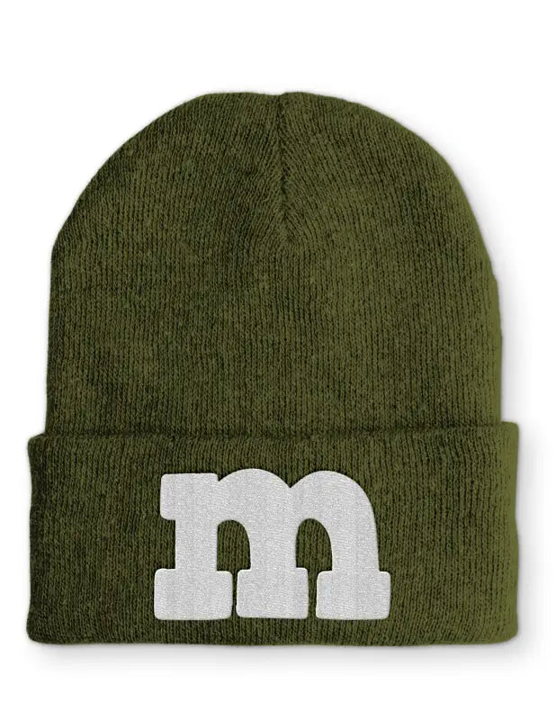 
                      
                        M Mütze Beanie perfekt für die kalte Jahreszeit - Olive
                      
                    