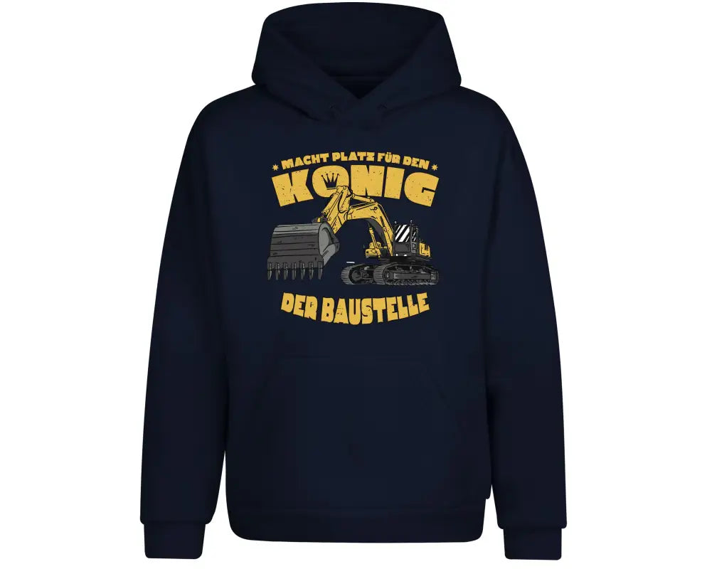 
                      
                        Macht Platz für den König der Baustelle Handwerker Hoodie Unisex - XS / Navy
                      
                    