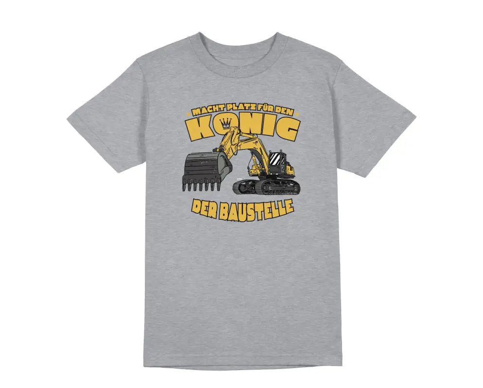 Macht Platz für den König der Baustelle Handwerker Herren Unisex T-Shirt - tshirtladen - 